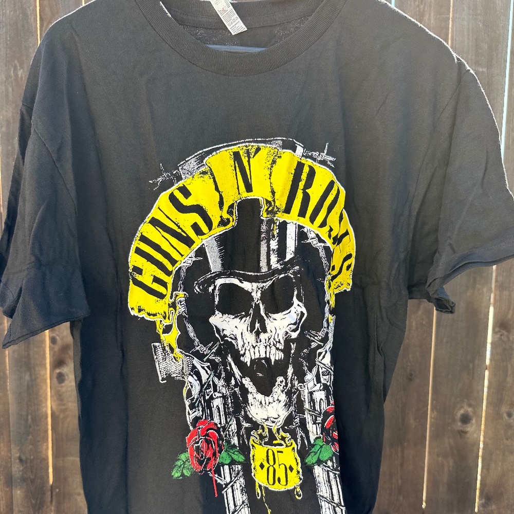 Guns n roses oversized band t shirt